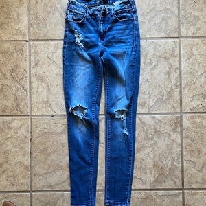 KanCan Distressed Blue Skinny Jeans
